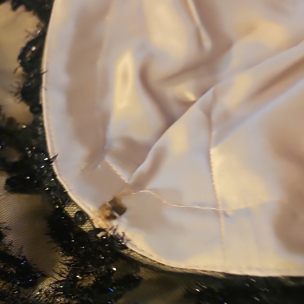 Camille La Vie Satin Gown in Champagne - Picture 12 of 12